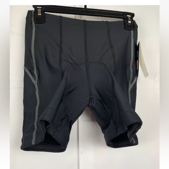 Quest Womens Padded Black Compression Cycling Bike Shirts Size M NWT - Picture 4 of 4